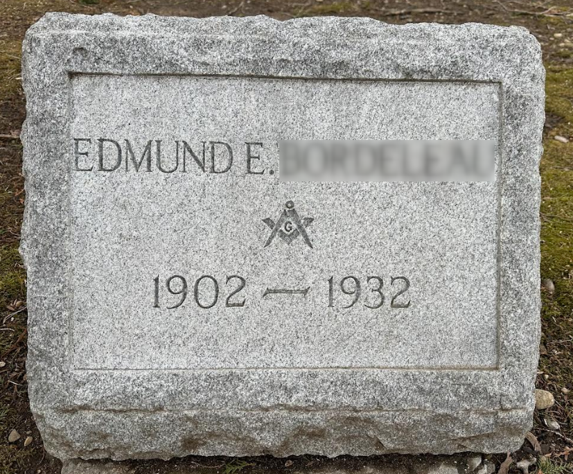 Monument Cleaning and Restoration Service: Single Slant Headstone