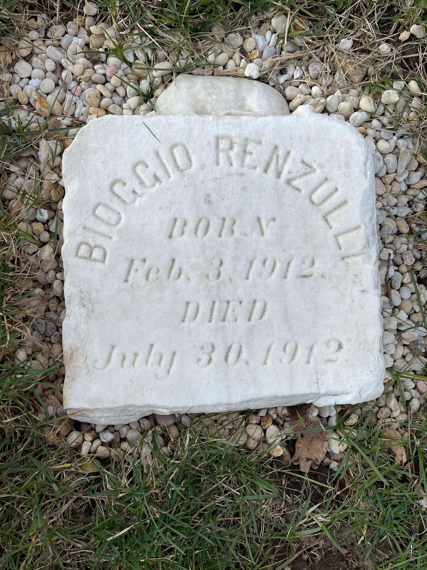 Monument Cleaning and Restoration Service: Flush Marker Stone