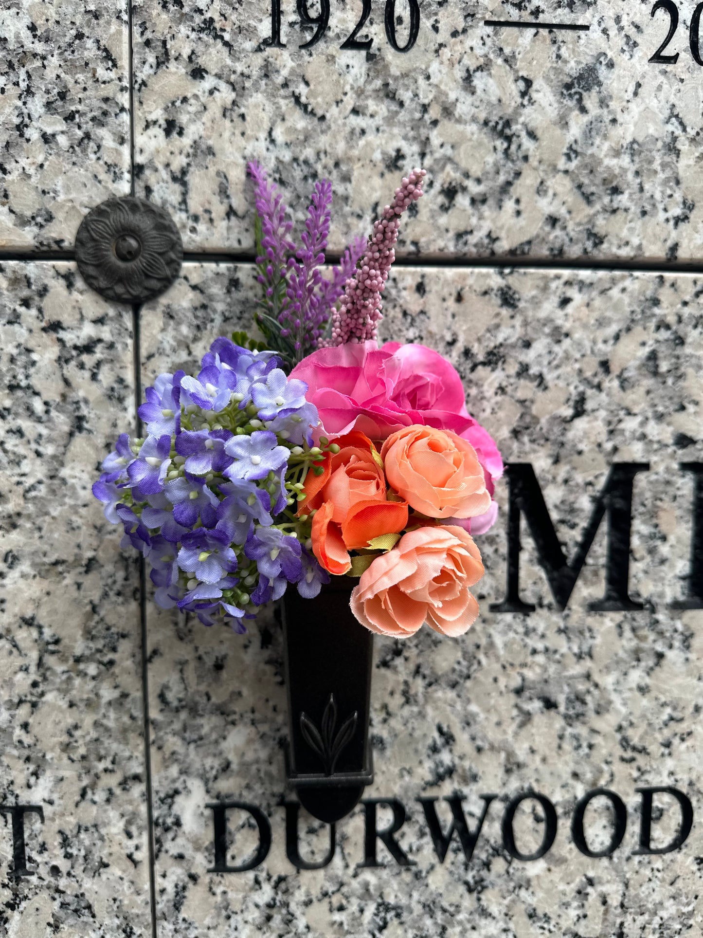Mausoleum Silk Flower Program - Oak Lawn Cemetery, Fairfield CT.