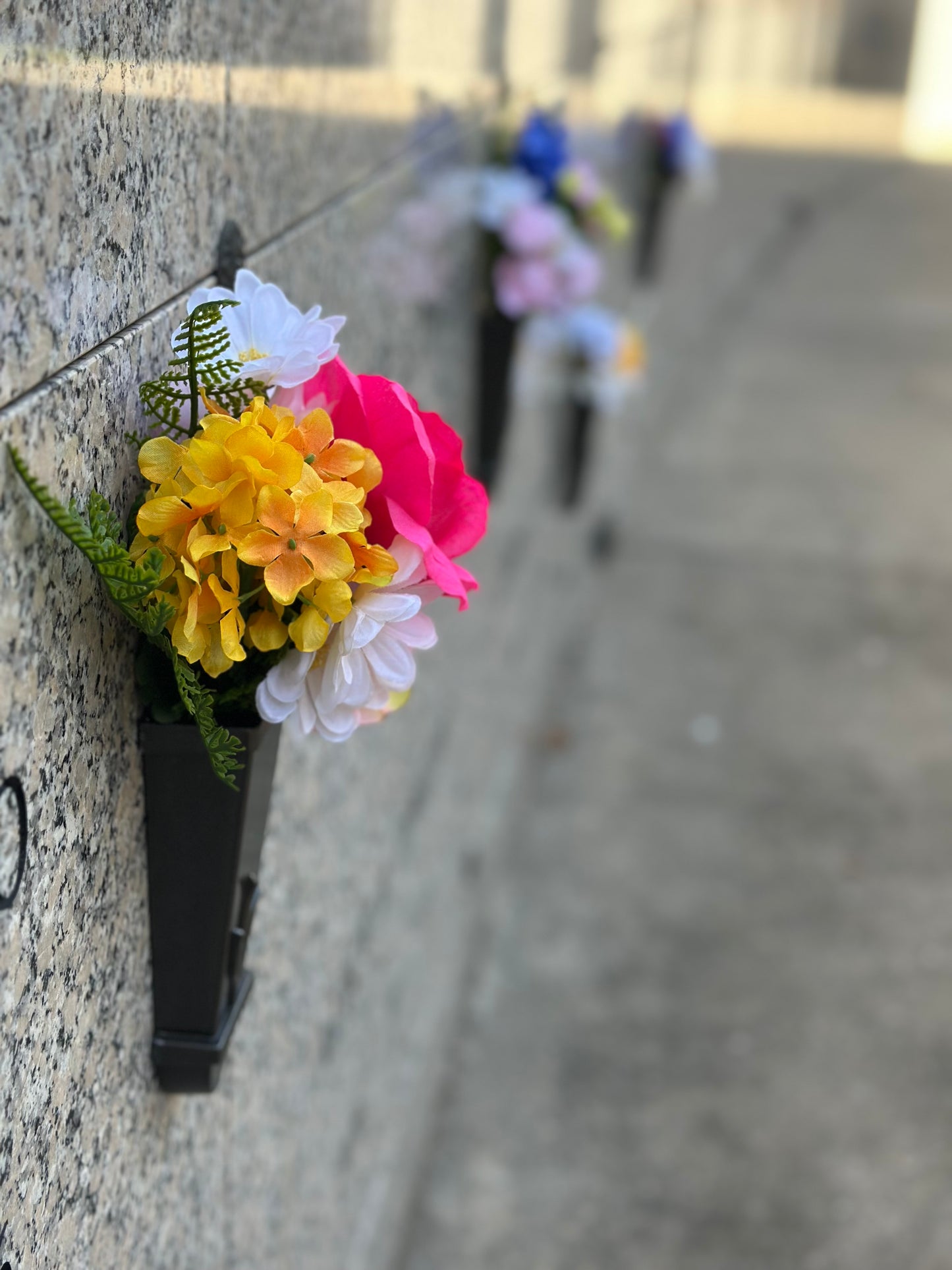 Mausoleum Silk Flower Program - Oak Lawn Cemetery, Fairfield CT.