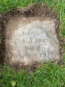 Monument Cleaning and Restoration Service: Flush Marker Stone