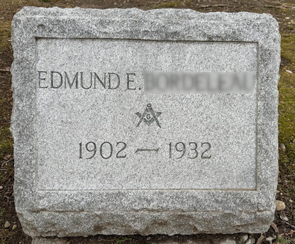 Monument Cleaning and Restoration Service: Single Slant Headstone
