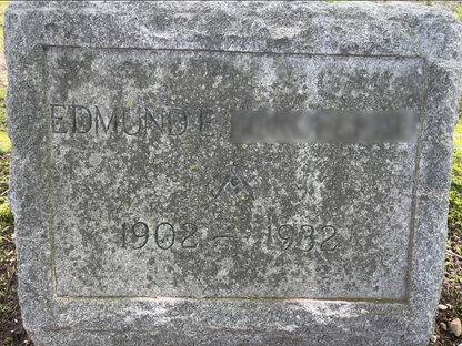 Monument Cleaning and Restoration Service: Single Slant Headstone